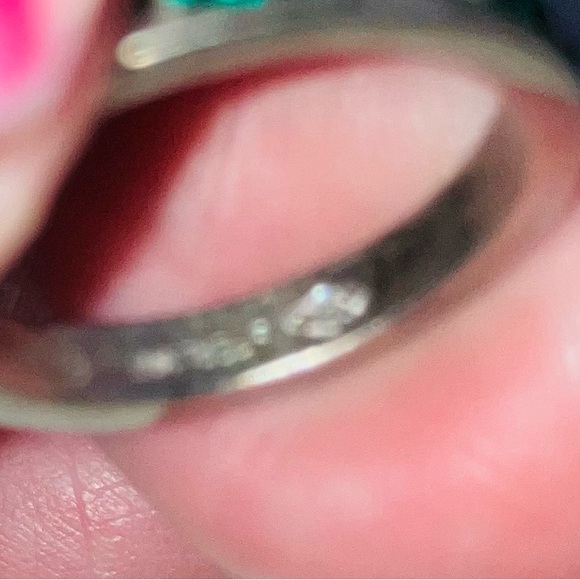 Sterling Silver Ruby & Emerald Stack Rings - Picture 5 of 5